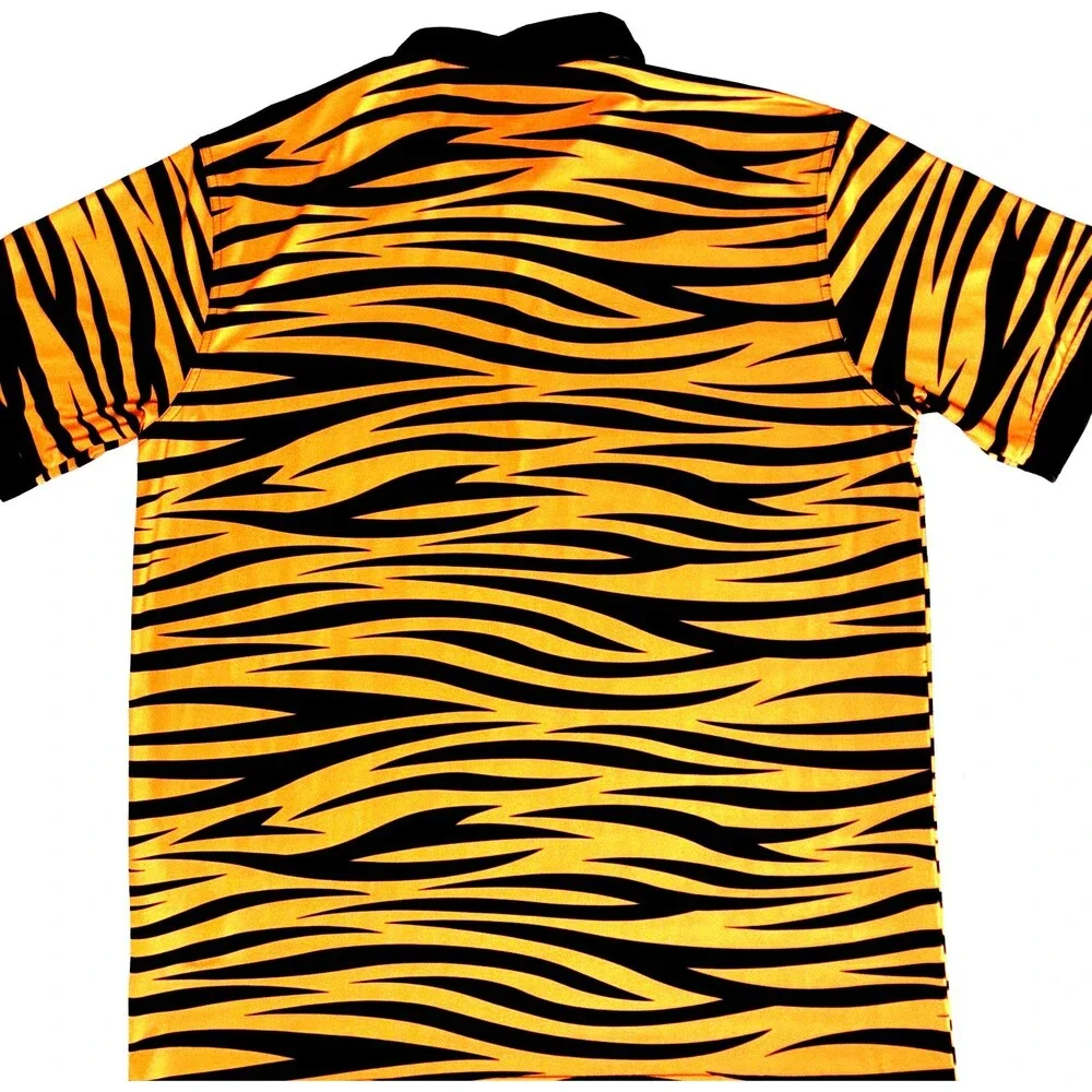 Rolo Golf Tiger King Men’s XL Striped Golf Polo Shirt - Picture 5 of 5